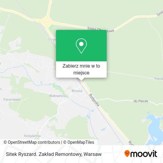 Mapa Sitek Ryszard. Zakład Remontowy