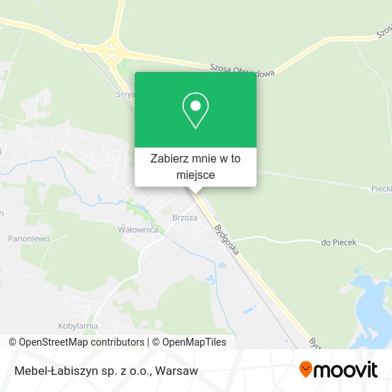 Mapa Mebel-Łabiszyn sp. z o.o.