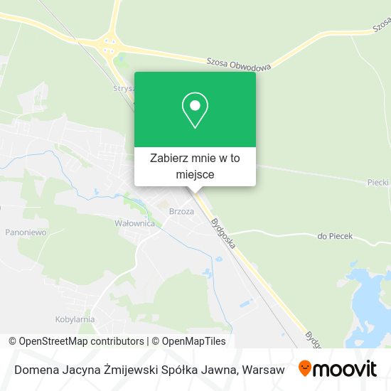 Mapa Domena Jacyna Żmijewski Spółka Jawna