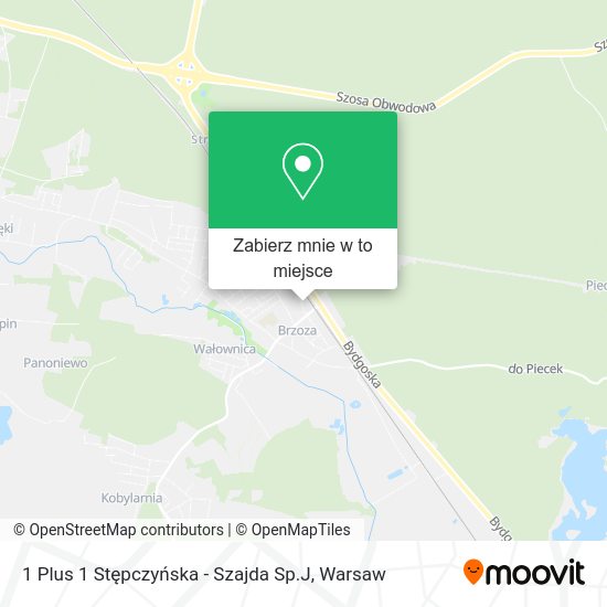 Mapa 1 Plus 1 Stępczyńska - Szajda Sp.J