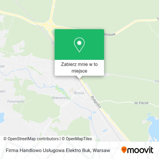 Mapa Firma Handlowo Usługowa Elektro Buk