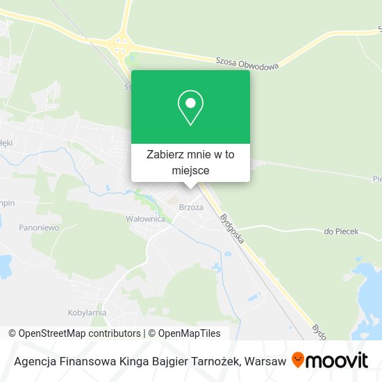 Mapa Agencja Finansowa Kinga Bajgier Tarnożek