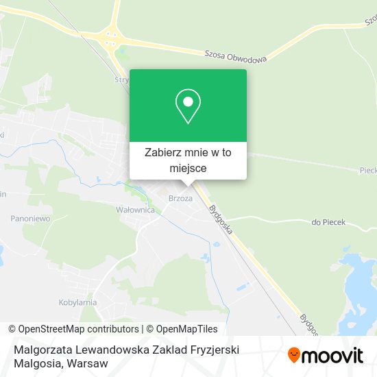 Mapa Malgorzata Lewandowska Zaklad Fryzjerski Malgosia