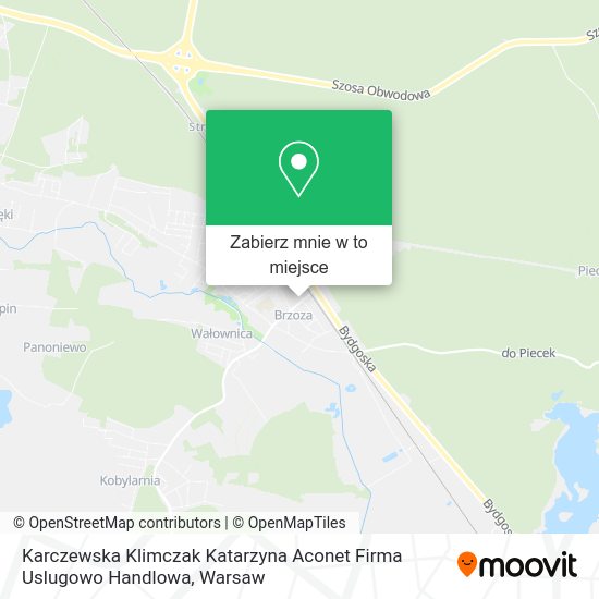 Mapa Karczewska Klimczak Katarzyna Aconet Firma Uslugowo Handlowa