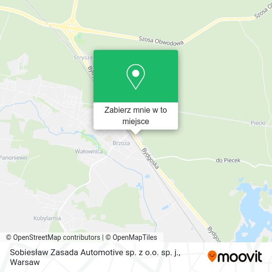 Mapa Sobiesław Zasada Automotive sp. z o.o. sp. j.