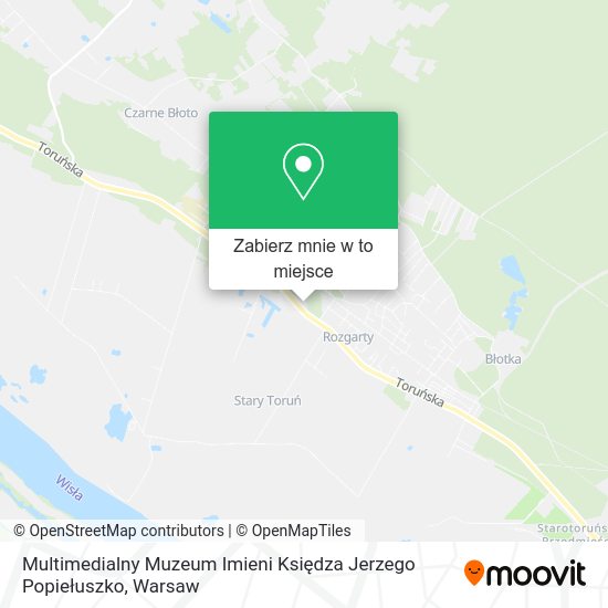 Mapa Multimedialny Muzeum Imieni Księdza Jerzego Popiełuszko