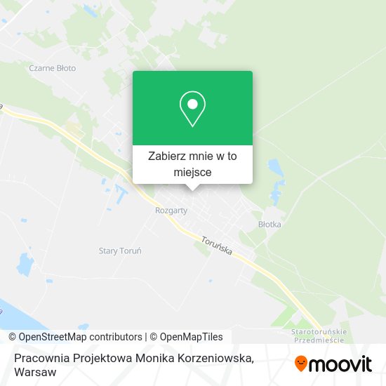 Mapa Pracownia Projektowa Monika Korzeniowska