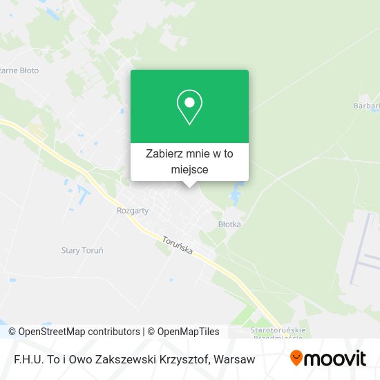 Mapa F.H.U. To i Owo Zakszewski Krzysztof