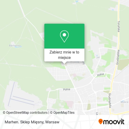 Mapa Marhen. Sklep Mięsny