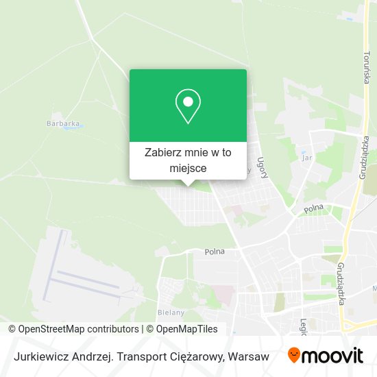 Mapa Jurkiewicz Andrzej. Transport Ciężarowy