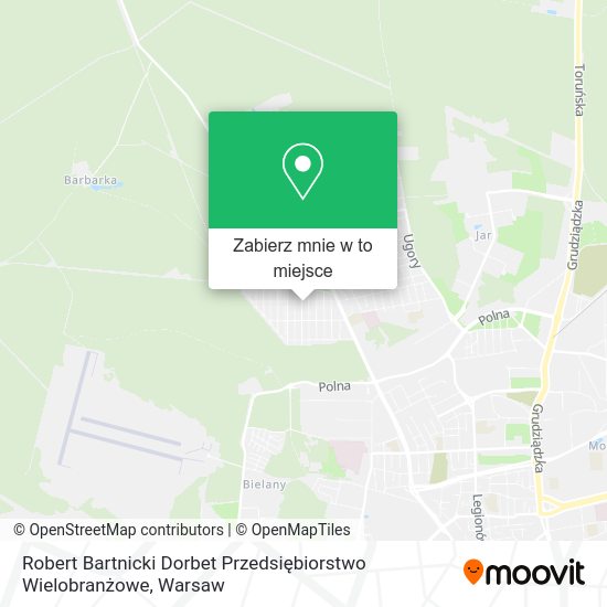 Mapa Robert Bartnicki Dorbet Przedsiębiorstwo Wielobranżowe