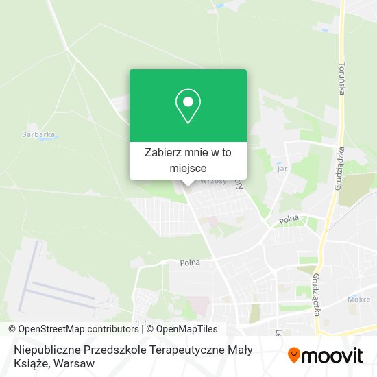 Mapa Niepubliczne Przedszkole Terapeutyczne Mały Książe