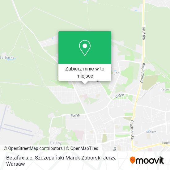 Mapa Betafax s.c. Szczepański Marek Zaborski Jerzy