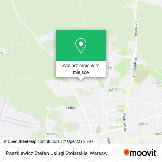 Mapa Paszkiewicz Stefan Usługi Stolarskie