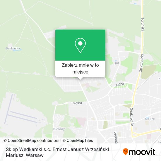 Mapa Sklep Wędkarski s.c. Ernest Janusz Wrzesiński Mariusz