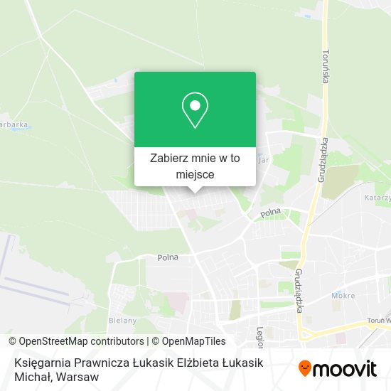 Mapa Księgarnia Prawnicza Łukasik Elżbieta Łukasik Michał