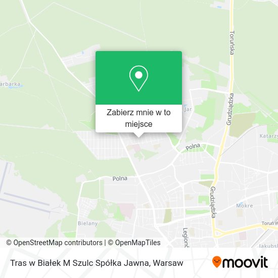 Mapa Tras w Białek M Szulc Spółka Jawna