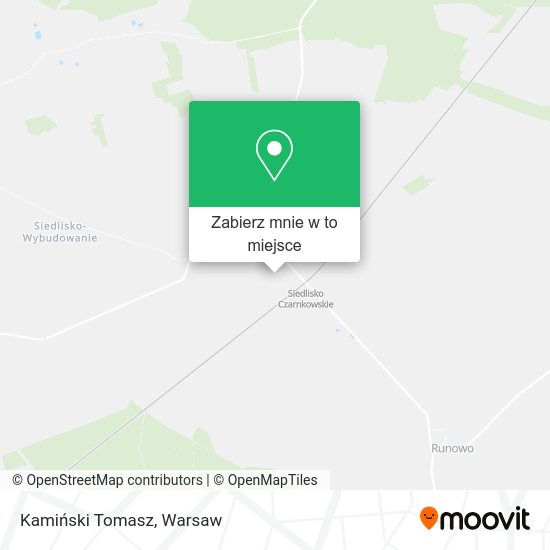 Mapa Kamiński Tomasz