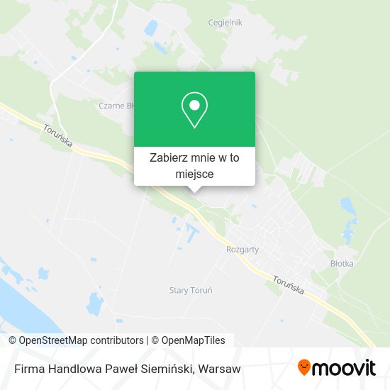 Mapa Firma Handlowa Paweł Siemiński