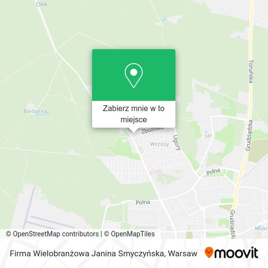 Mapa Firma Wielobranżowa Janina Smyczyńska