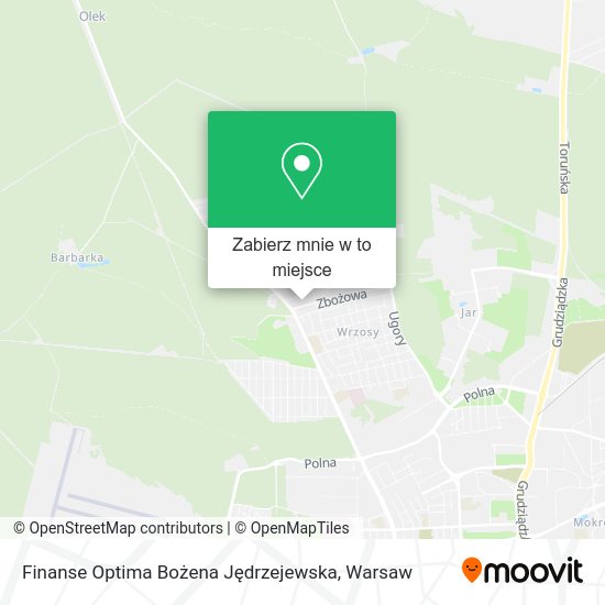 Mapa Finanse Optima Bożena Jędrzejewska