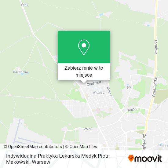 Mapa Indywidualna Praktyka Lekarska Medyk Piotr Makowski