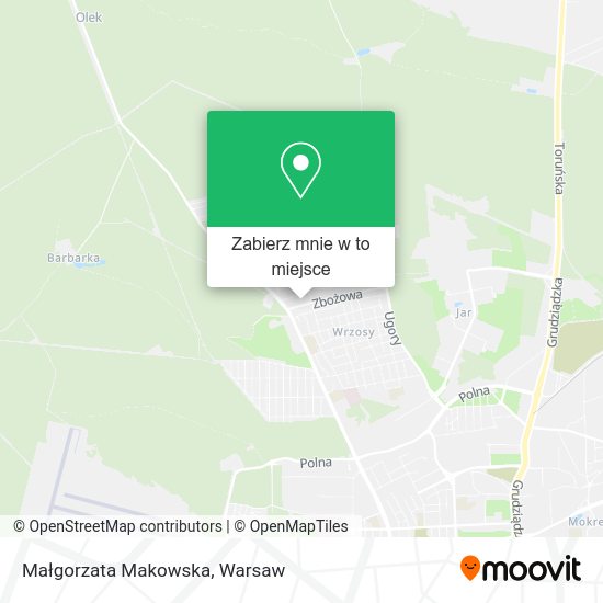 Mapa Małgorzata Makowska