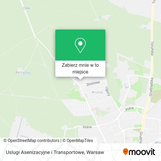 Mapa Uslugi Asenizacyjne i Transportowe