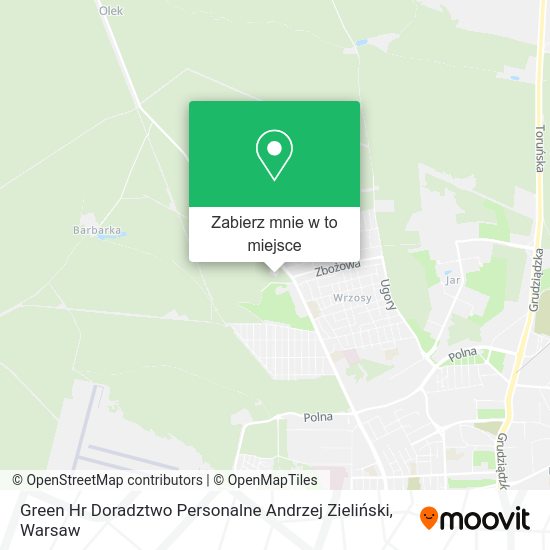 Mapa Green Hr Doradztwo Personalne Andrzej Zieliński