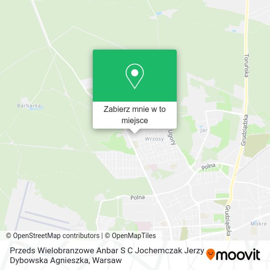 Mapa Przeds Wielobranzowe Anbar S C Jochemczak Jerzy Dybowska Agnieszka