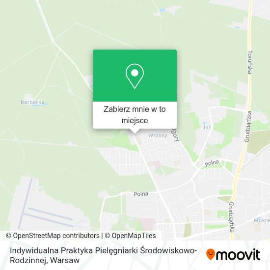 Mapa Indywidualna Praktyka Pielęgniarki Środowiskowo-Rodzinnej