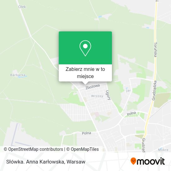 Mapa Słówka. Anna Karłowska