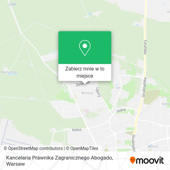 Mapa Kancelaria Prawnika Zagranicznego Abogado