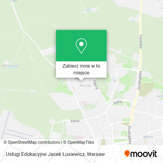 Mapa Usługi Edukacyjne Jacek Łusiewicz