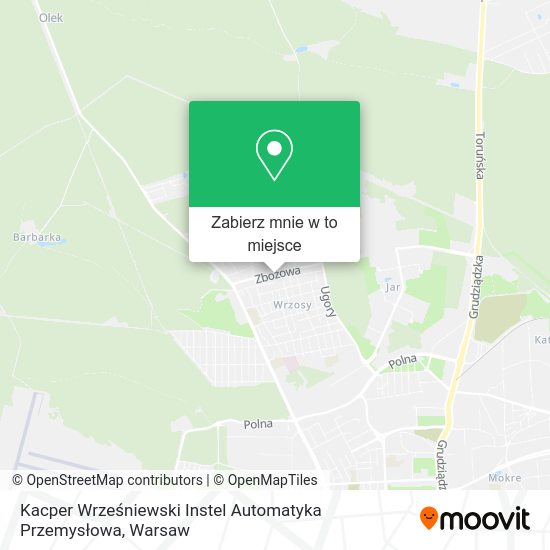 Mapa Kacper Wrześniewski Instel Automatyka Przemysłowa