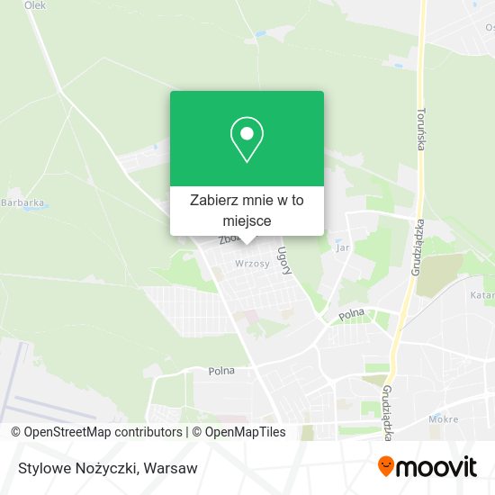 Mapa Stylowe Nożyczki