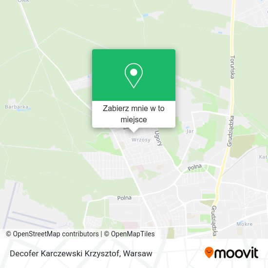 Mapa Decofer Karczewski Krzysztof