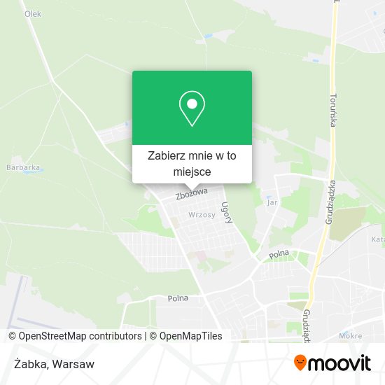 Mapa Żabka