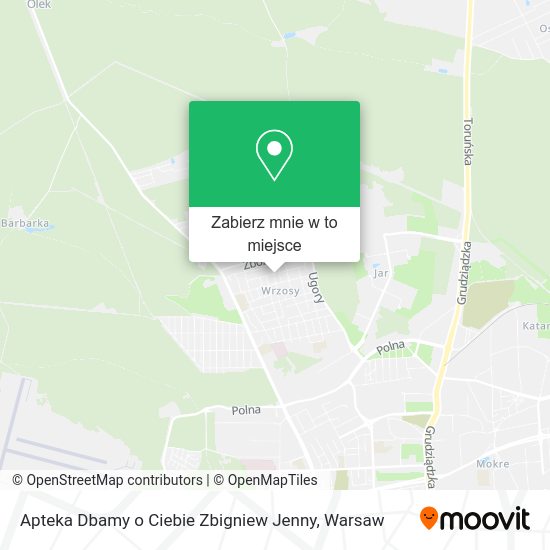 Mapa Apteka Dbamy o Ciebie Zbigniew Jenny