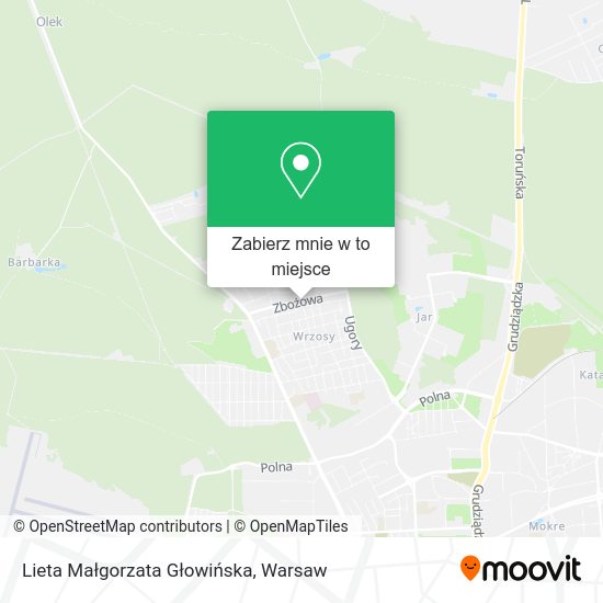 Mapa Lieta Małgorzata Głowińska