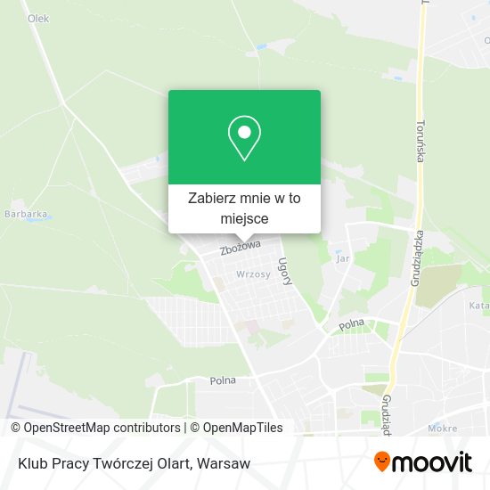 Mapa Klub Pracy Twórczej Olart