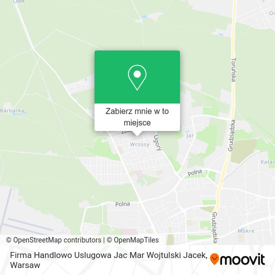 Mapa Firma Handlowo Uslugowa Jac Mar Wojtulski Jacek