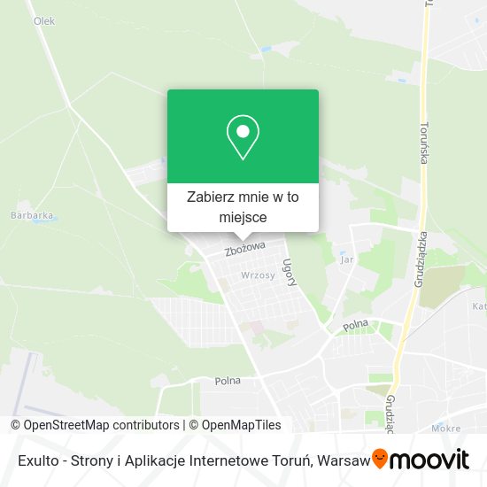 Mapa Exulto - Strony i Aplikacje Internetowe Toruń