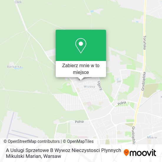 Mapa A Uslugi Sprzetowe B Wywoz Nieczystosci Plynnych Mikulski Marian