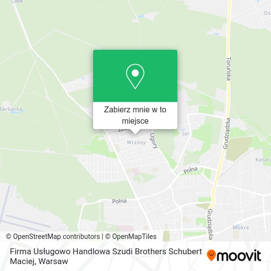 Mapa Firma Usługowo Handlowa Szudi Brothers Schubert Maciej