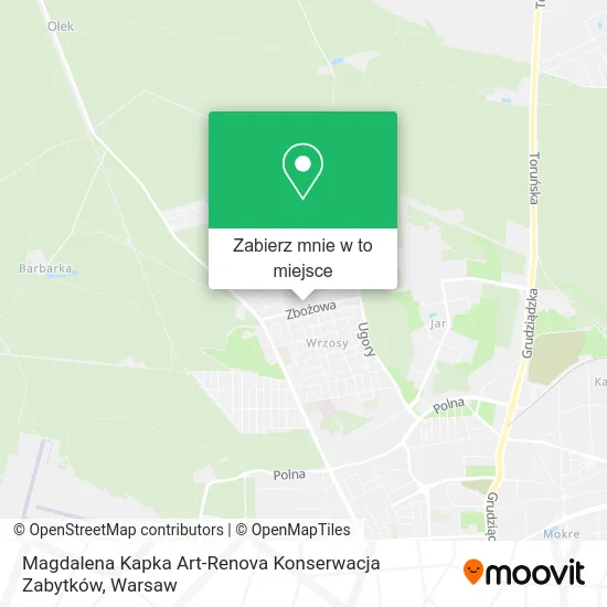 Mapa Magdalena Kapka Art-Renova Konserwacja Zabytków
