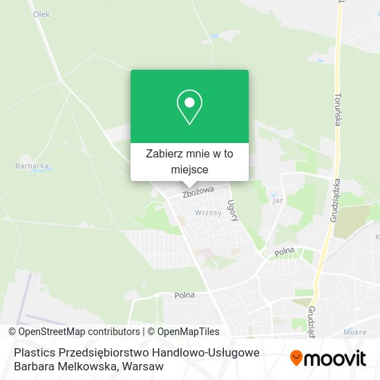 Mapa Plastics Przedsiębiorstwo Handlowo-Usługowe Barbara Melkowska