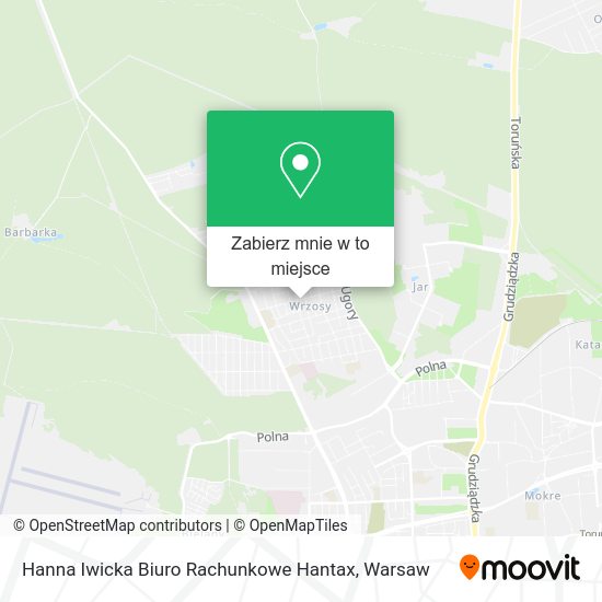 Mapa Hanna Iwicka Biuro Rachunkowe Hantax