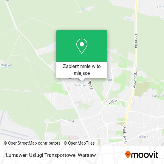 Mapa Lumawer. Usługi Transportowe