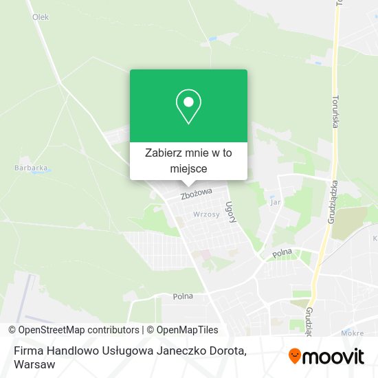 Mapa Firma Handlowo Usługowa Janeczko Dorota